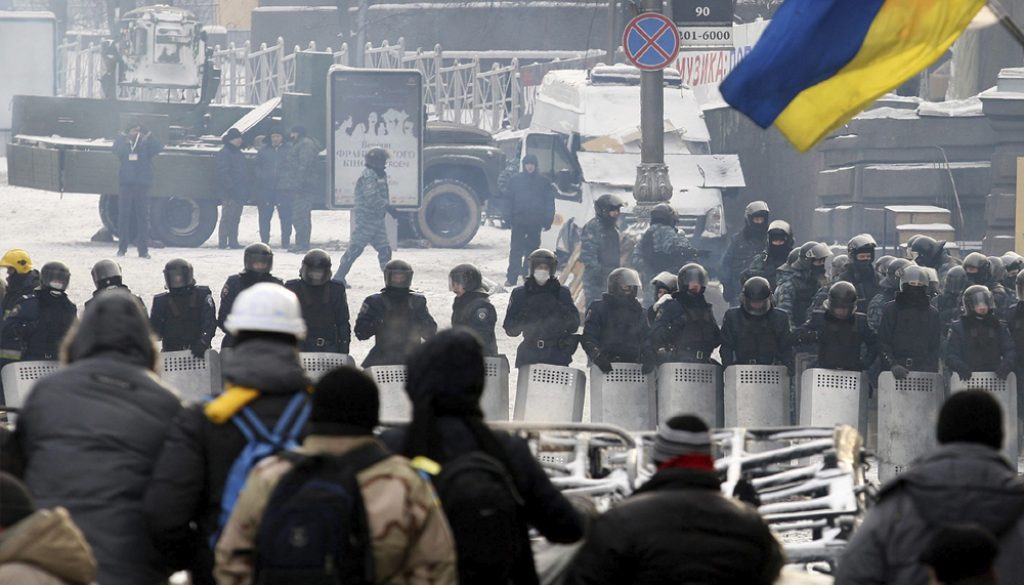 protestas en ucrania