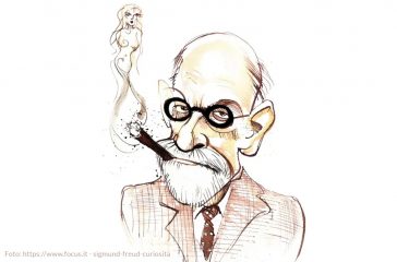 dibujo de Sigmund Freud