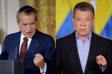 Richard nixon y juan manuel santos