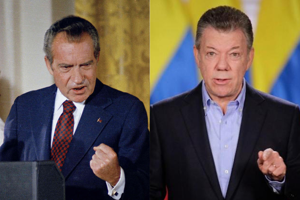 Richard nixon y juan manuel santos