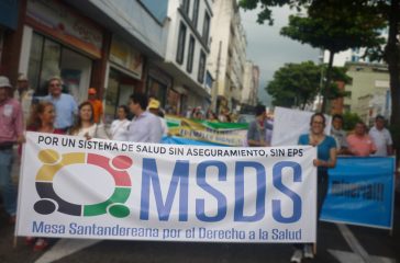 movilización en defensa de la salud