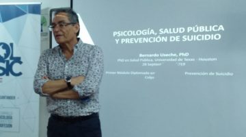 Doctor Bernardo useche, taller sobre prevención del suicidio