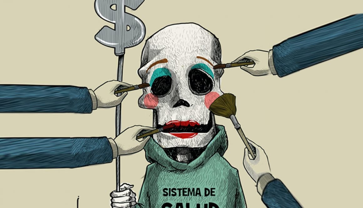 leo caricatura, reforma salud
